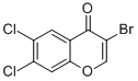 3-BROMO-6,7-DICHLOROCHROMONE Struktur