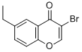 3-BROMO-6-ETHYLCHROMONE Struktur