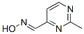 4-Pyrimidinecarboxaldehyde, 2-methyl-, oxime (8CI,9CI) Struktur