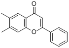 6,7-DIMETHYLFLAVONE Struktur