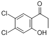 4'',5''-DICHLORO-2''-HYDROXYPROPIOPHENONE Struktur