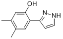 3-(4,5-DIMETHYL-2-HYDROXYPHENYL)PYRAZOLE Struktur