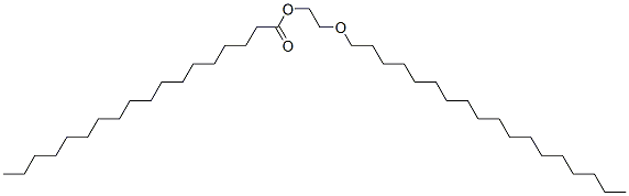 Stearic acid, 2-(octadecyloxy)ethyl ester Struktur