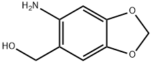 (5-AMINOBENZO[D][1,3]DIOXOL-6-YL)METHANOL Struktur