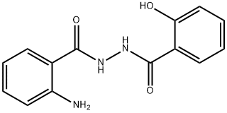 1-Anthraniloyl-2-salicyloylhydrazine Struktur