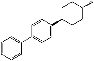 Biphenyl, 4-(4-methylcyclohexyl)-, trans- Struktur