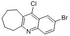 2-BROMO-11-CHLORO-7,8,9,10-TETRAHYDRO-6H-CYCLOHEPTA[B]QUINOLINE Struktur