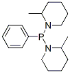 Bis(2-methylpiperidino)phenylphosphine Struktur