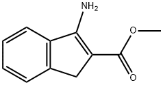 1H-Indene-2-carboxylicacid,3-amino-,methylester(9CI) Struktur