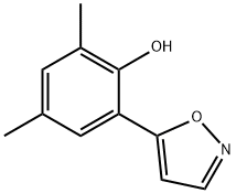 2-(ISOXAZOL-5-YL)-4,6-DIMETHYLPHENOL, 288844-43-9, 結(jié)構(gòu)式