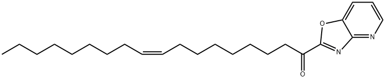 1-OXAZOLO[4,5-B]PYRIDIN-2-YL-OCTADEC-9Z-EN-1-ONE Struktur