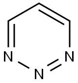 1,2,3-Triazine Struktur