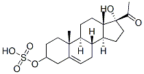 17-hydroxypregnenolone sulfate Struktur