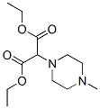 diethyl 2-(4-methylpiperazin-1-yl)propanedioate Struktur