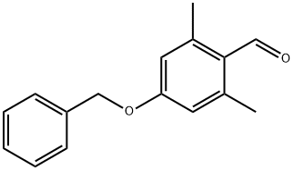 4-benzyloxy-2，6-dimethyl benzaldehyde Struktur