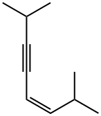 (Z)-2,7-Dimethyl-3-octen-5-yne Struktur