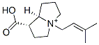 (4S,5R)-1-(3-Methyl-2-butenyl)-4-carboxy-1-azoniabicyclo[3.3.0]octane Struktur