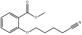 METHYL 2-(4-CYANOBUTOXY)BENZOATE Struktur