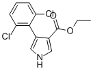 4-(2,6-DICHLOROPHENYL)-1H-PYRROLE-3-CARBOXYLIC ACID ETHYL ESTER Struktur