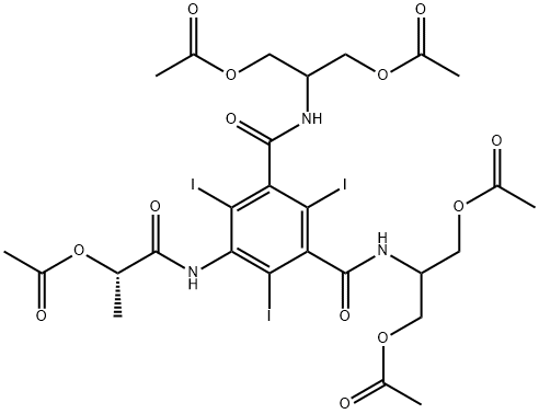 Penta-O-acetyl Iopamidol Struktur