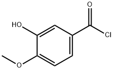 Benzoyl chloride, 3-hydroxy-4-methoxy- (9CI) Struktur