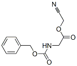 cyanomethyl 2-phenylmethoxycarbonylaminoacetate Struktur