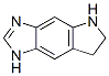 Pyrrolo[2,3-f]benzimidazole, 1,5,6,7-tetrahydro- (8CI) Struktur