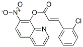 7-Nitro-8-quinolinol 3-(2-chlorophenyl)propenoate Struktur