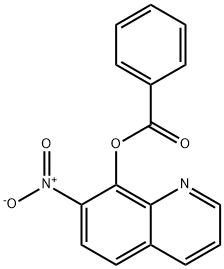 Benzoic acid 7-nitro-8-quinolyl ester Struktur