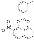 m-Toluic acid 7-nitro-8-quinolyl ester Struktur