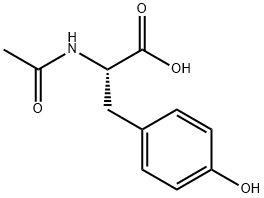 N-Acetyl-DL-tyrosine Struktur