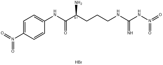 H-Arg(NO2)-pNA . HBr Struktur