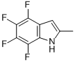 4,5,6,7-TETRAFLUORO-2-METHYLINDOLE Struktur