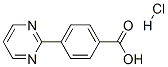 Benzoic acid, 4-(2-pyrimidinyl)-, hydrochloride (9CI) Struktur