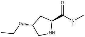 2-Pyrrolidinecarboxamide,4-ethoxy-N-methyl-,(2S,4R)-(9CI) Struktur