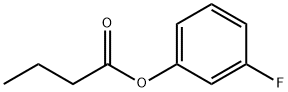 Butyric acid 3-fluorophenyl ester Struktur