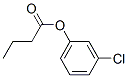 Butyric acid m-chlorophenyl ester Struktur