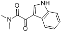 INDOLE-3-(N,N-DIMETHYL)GLYOXYLAMIDE Struktur