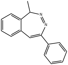 1-Methyl-4-phenyl-1H-2,3-benzodiazepine Struktur