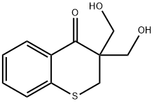 3,3-BIS(HYDROXYMETHYL)-2,3-DIHYDRO-4H-THIOCHROMEN-4-ONE Struktur