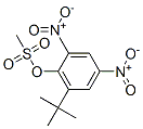 2,4-dinitro-6-tert-butylphenyl methanesulfonate Struktur