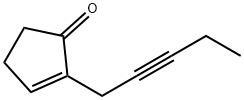 2-(2-Pentynyl)-2-cyclopentenone Struktur