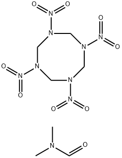 1,3,5,7-tetranitro-1,3,5,7-tetrazocane Struktur