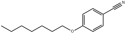 4-N-HEPTYLOXYBENZONITRILE Struktur