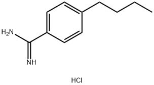 4-N-BUTYL-BENZAMIDINE HYDROCHLORIDE Struktur