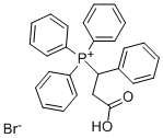 (2-CARBOXY-1-PHENYLETHYL)TRIPHENYLPHOSPHONIUM BROMIDE Struktur