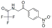 2,2,2-Trifluoro-N-[2-oxo-2-(p-nitrophenyl)ethyl]acetamide Struktur