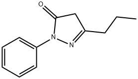 1-phenyl-3-propyl-4,5-dihydro-1H-pyrazol-5-one Struktur