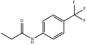 N-(4-TRIFLUOROMETHYLPHENYL)PROPIONAMIDE Struktur