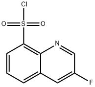 3-Fluoro-8-Quinolinesulfonyl Chloride Struktur